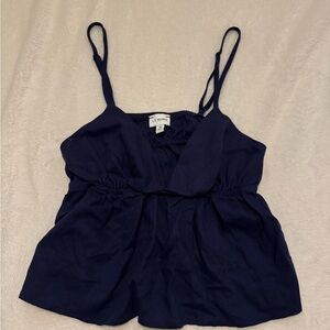 La Hearts Navy Camisole Top